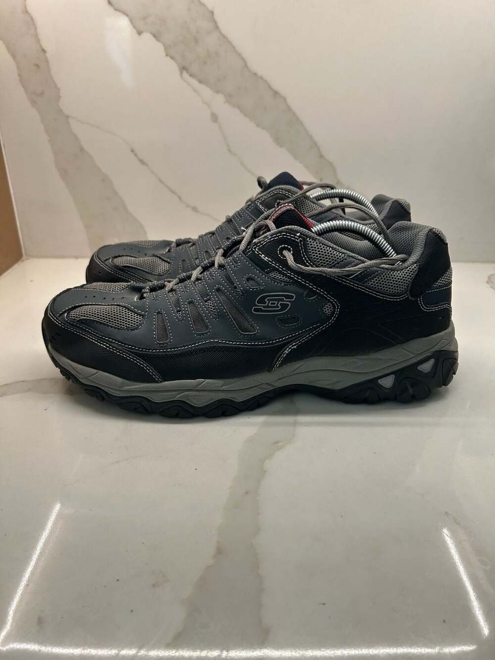 Skechers After Burn Memory Fit Lace-Up Sneaker (Size: 14)
